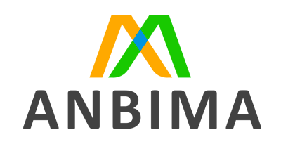 Logotipo com o texto Anbima