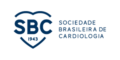 Logotipo com o texto SBC 1943 Sociedade Brasileira de Cardiologia