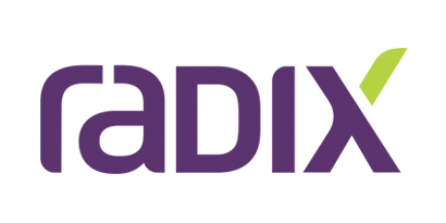 Logotipo com o texto Radix
