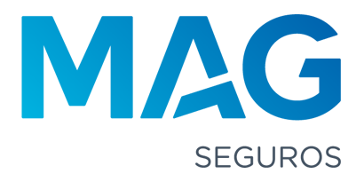 Logotipo com os textos Mag Seguros
