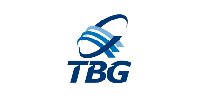 Logotipo com o texto TBG